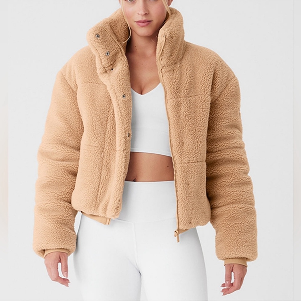 Alo Sherpa Snow Angel Puffer Jacket